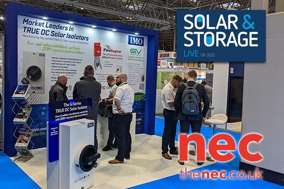IMO Exhibits at Solar & Storage Live 2022