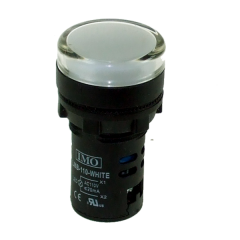 LED Pilot Light 110VAC White