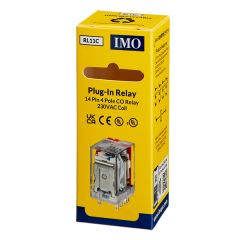 Plug-In Power Relay - 4 Pole Changeover