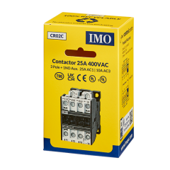Contactor 25A 400VAC - 25A AC1 10A AC3 400VAC Coil