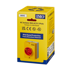 Enclosed AC Isolator 3 Pole 40 Amp