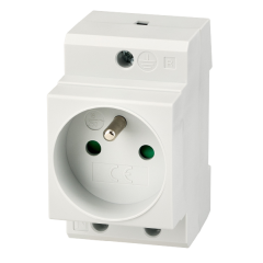 DinRail Mounted French Socket Adapter